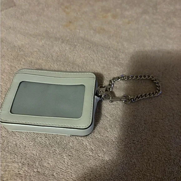 Coach Silver Quilted Card Holder - Picture 6 of 6